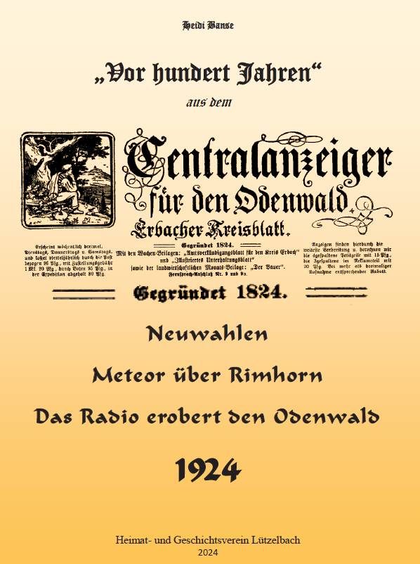 Vor hundert Jahren